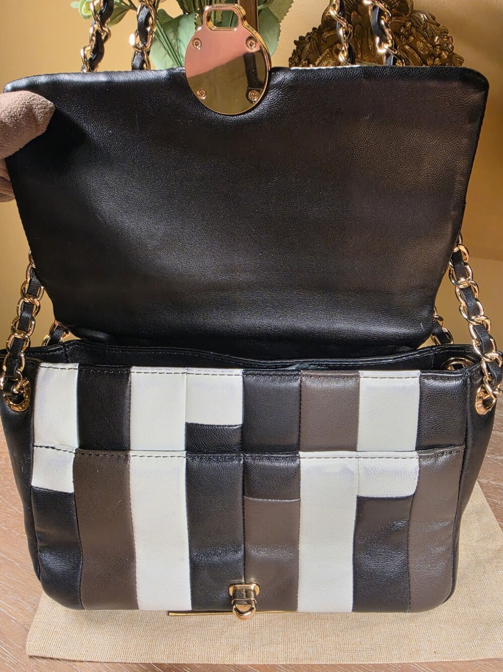 henri bendel Patchwork 712 5th Ave. Collectors Bag w/ Wallet (Retail $826) - Picture 7 of 16